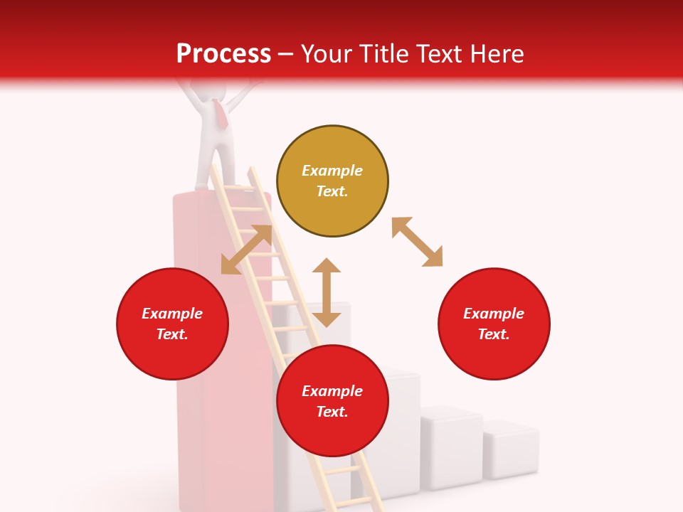 Market Chart Businessman PowerPoint Template