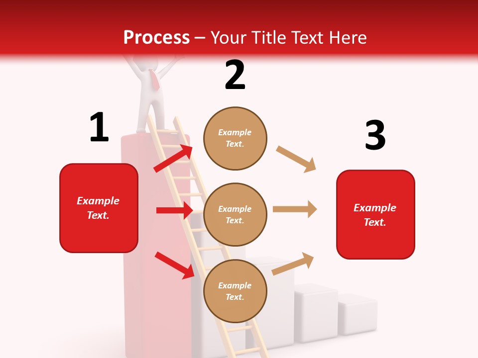 Market Chart Businessman PowerPoint Template