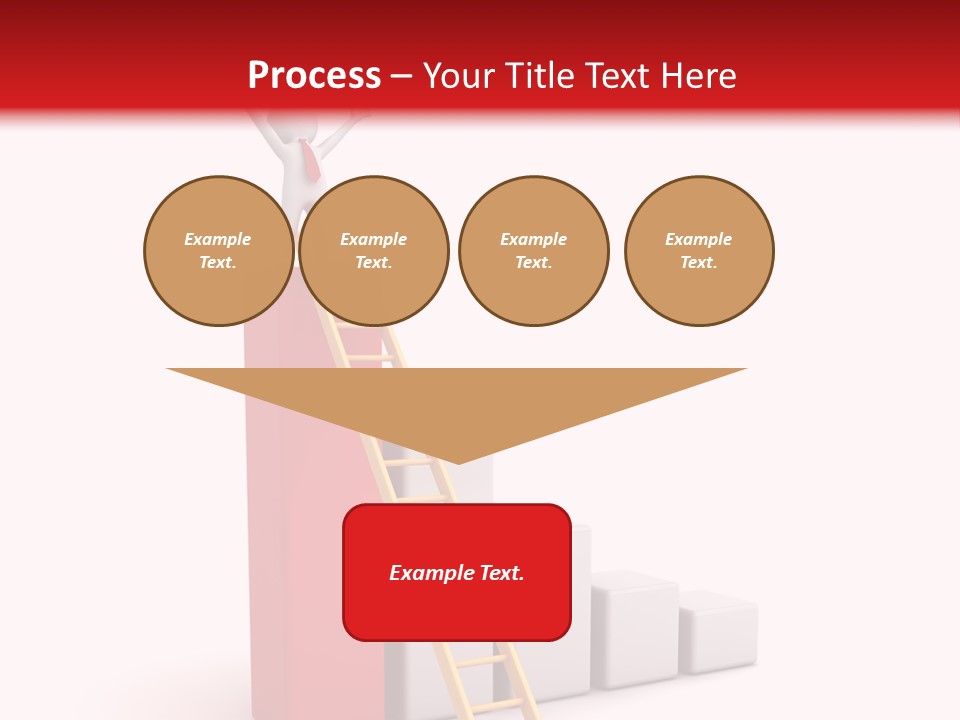 Market Chart Businessman PowerPoint Template