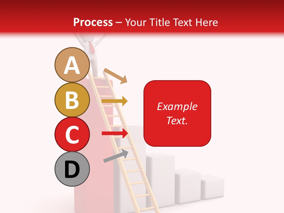 Market Chart Businessman PowerPoint Template