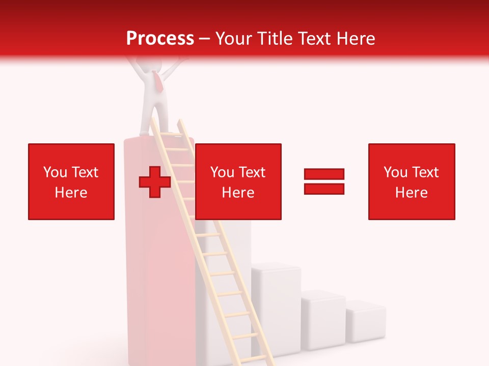 Market Chart Businessman PowerPoint Template