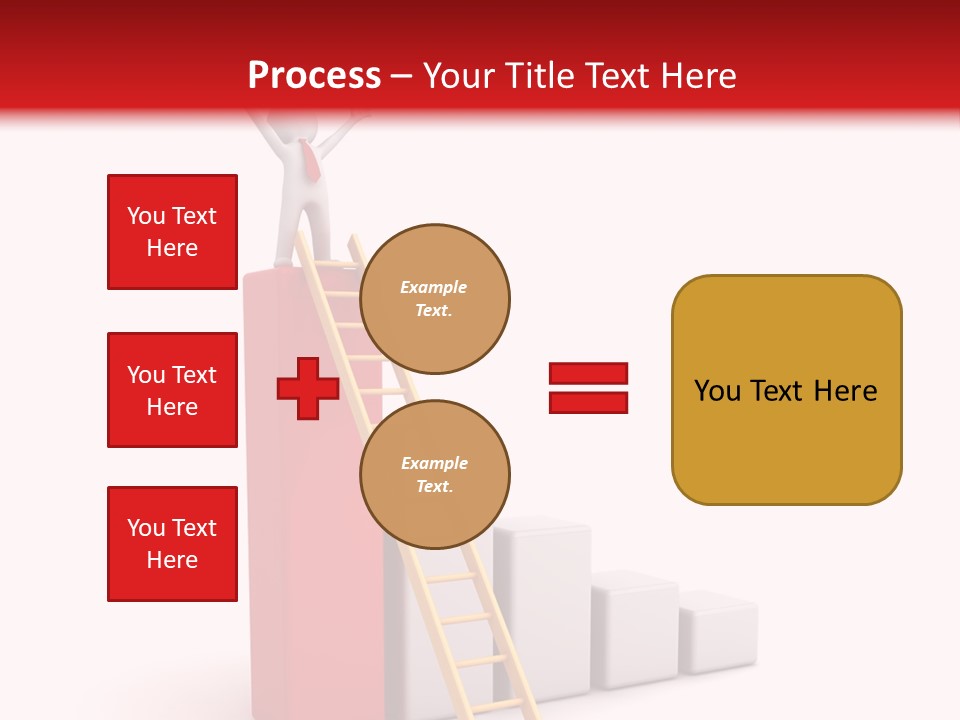 Market Chart Businessman PowerPoint Template