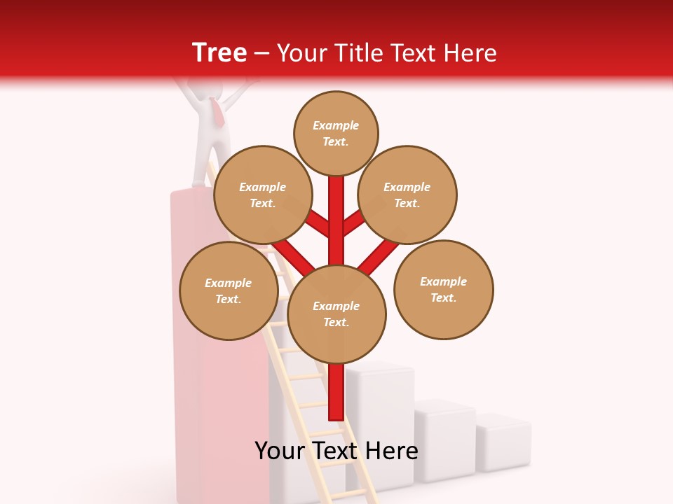 Market Chart Businessman PowerPoint Template