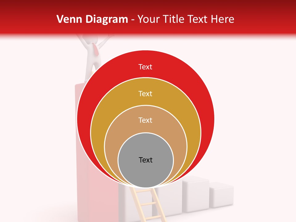Market Chart Businessman PowerPoint Template