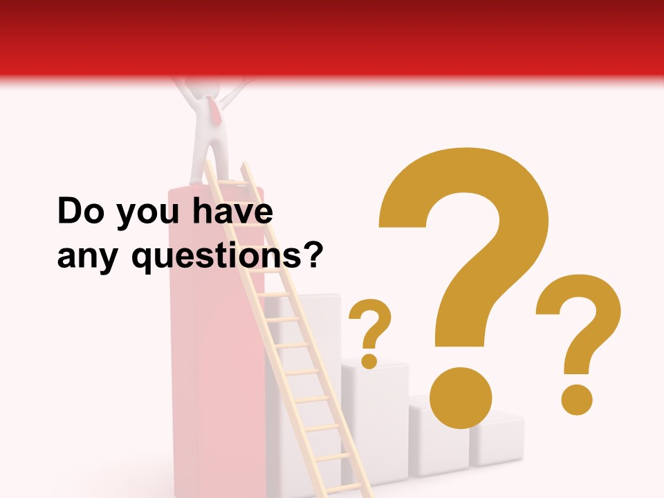 Market Chart Businessman PowerPoint Template