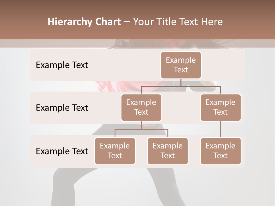 Sensuality Cheerful Girl PowerPoint Template