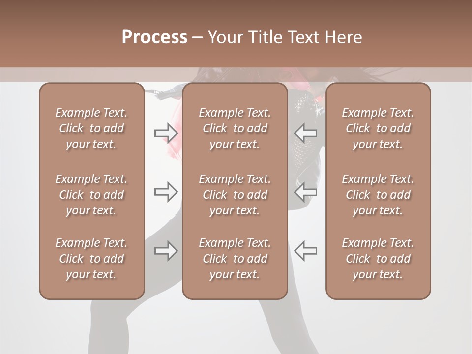 Sensuality Cheerful Girl PowerPoint Template