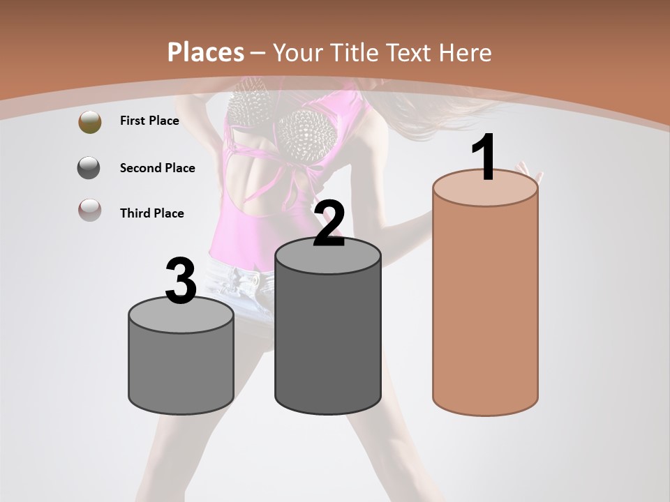 Fashion Pose Active PowerPoint Template