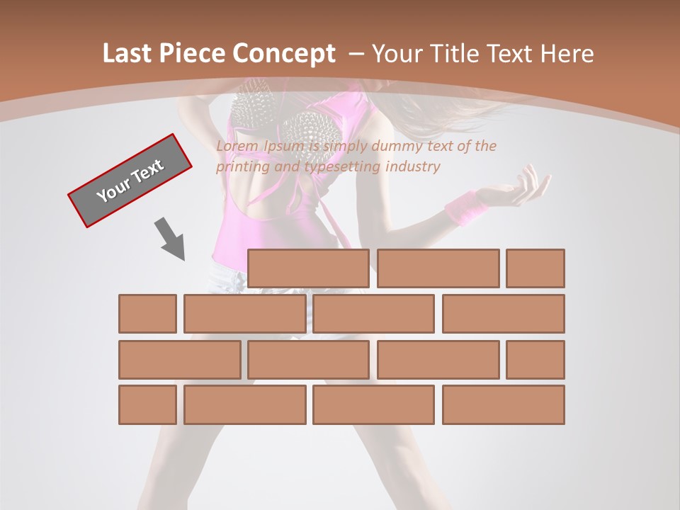 Fashion Pose Active PowerPoint Template