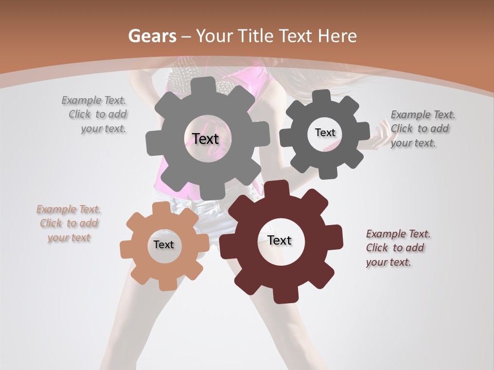 Fashion Pose Active PowerPoint Template