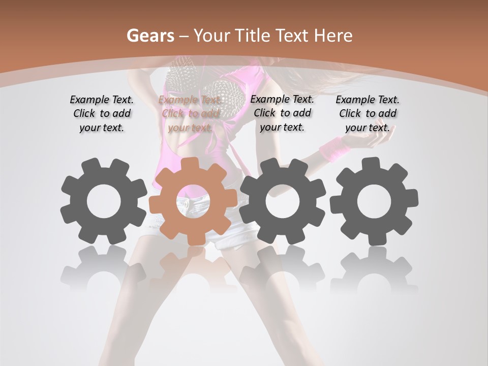 Fashion Pose Active PowerPoint Template