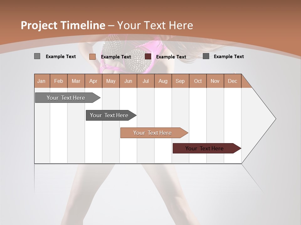 Fashion Pose Active PowerPoint Template