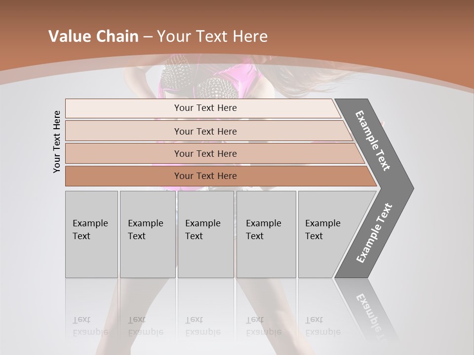 Fashion Pose Active PowerPoint Template