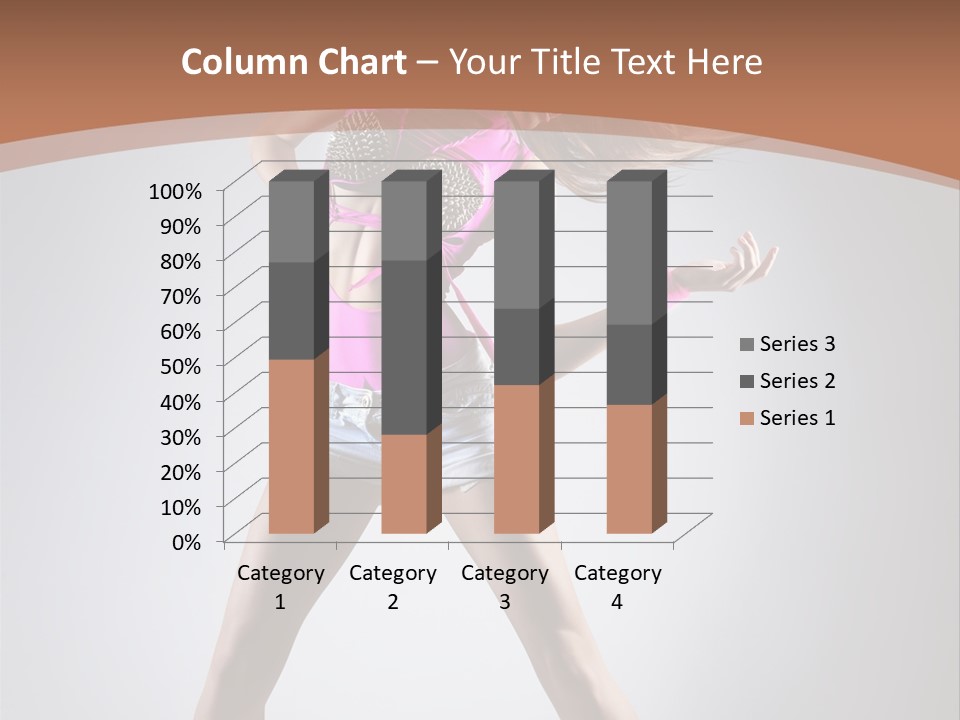 Fashion Pose Active PowerPoint Template