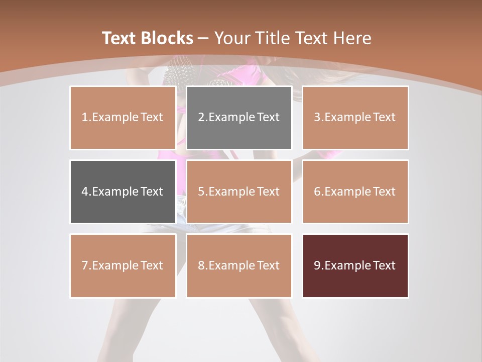 Fashion Pose Active PowerPoint Template