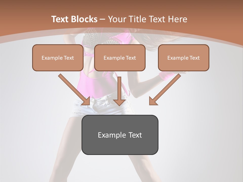 Fashion Pose Active PowerPoint Template