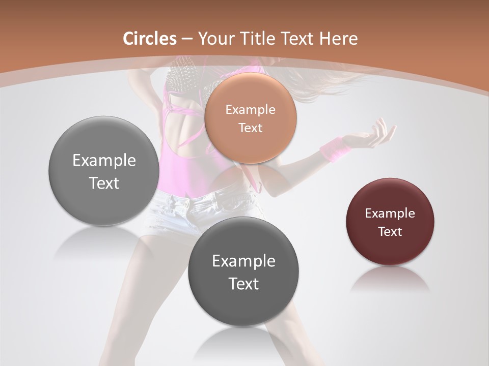 Fashion Pose Active PowerPoint Template