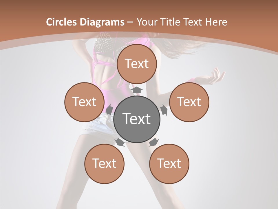 Fashion Pose Active PowerPoint Template