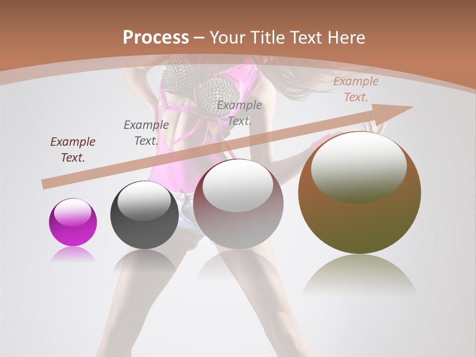 Fashion Pose Active PowerPoint Template