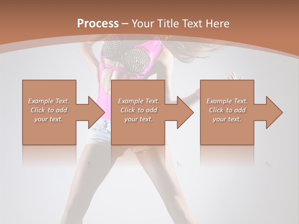 Fashion Pose Active PowerPoint Template