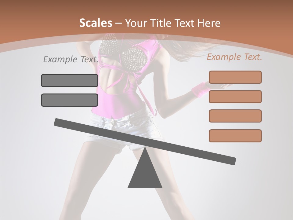 Fashion Pose Active PowerPoint Template