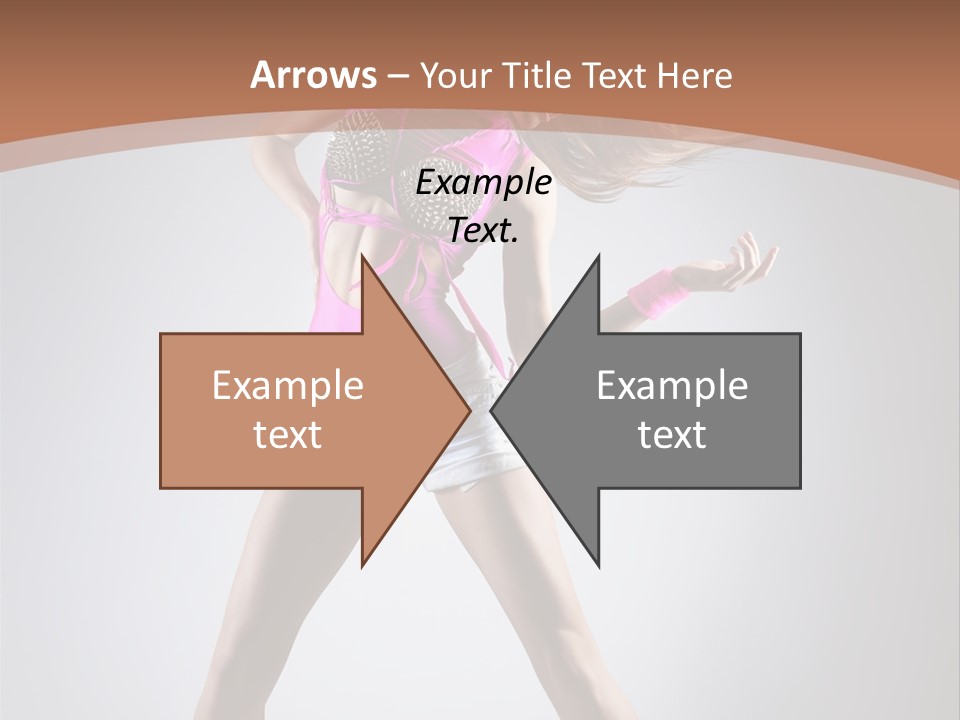 Fashion Pose Active PowerPoint Template