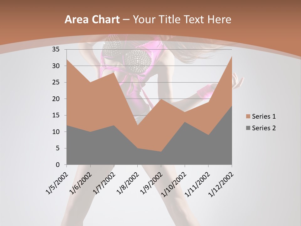 Fashion Pose Active PowerPoint Template