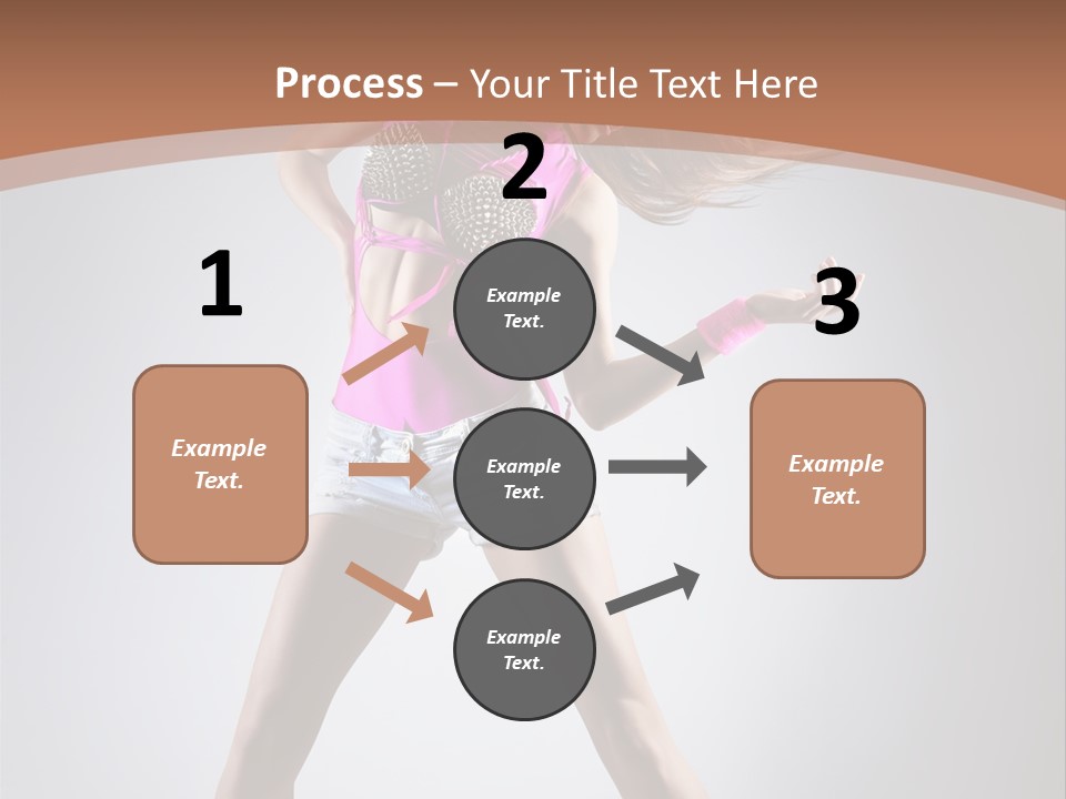 Fashion Pose Active PowerPoint Template