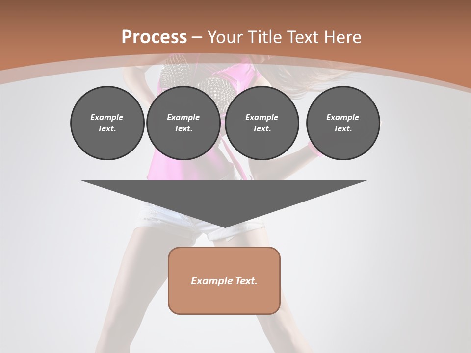 Fashion Pose Active PowerPoint Template