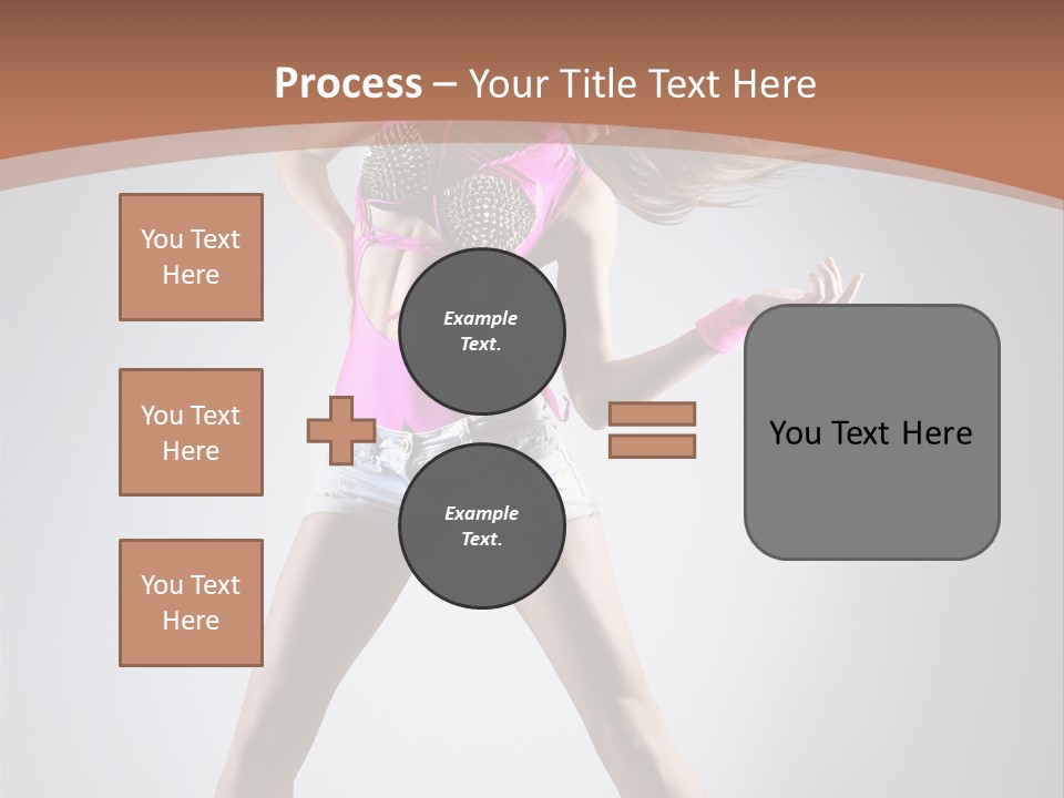 Fashion Pose Active PowerPoint Template