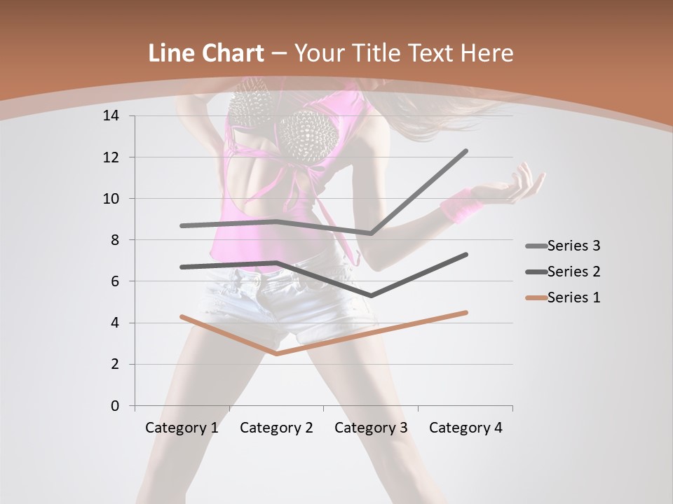 Fashion Pose Active PowerPoint Template