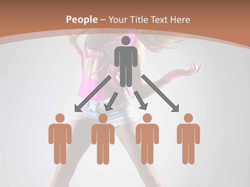 Fashion Pose Active PowerPoint Template