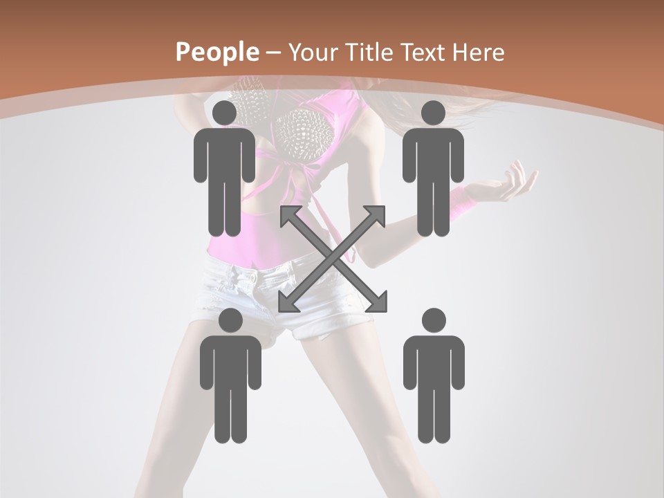 Fashion Pose Active PowerPoint Template