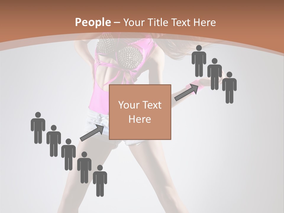 Fashion Pose Active PowerPoint Template