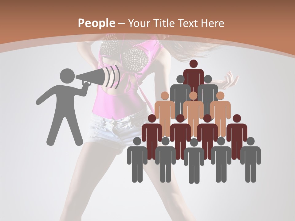 Fashion Pose Active PowerPoint Template