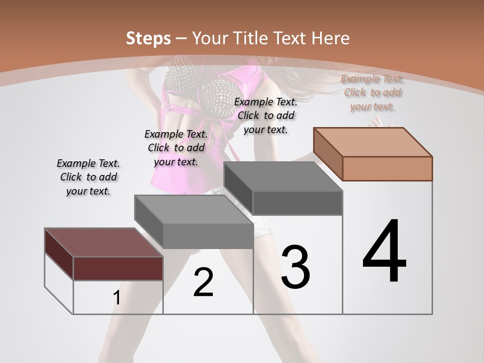 Fashion Pose Active PowerPoint Template