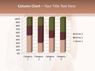 Looking Down Isolated Pregnancy PowerPoint Template