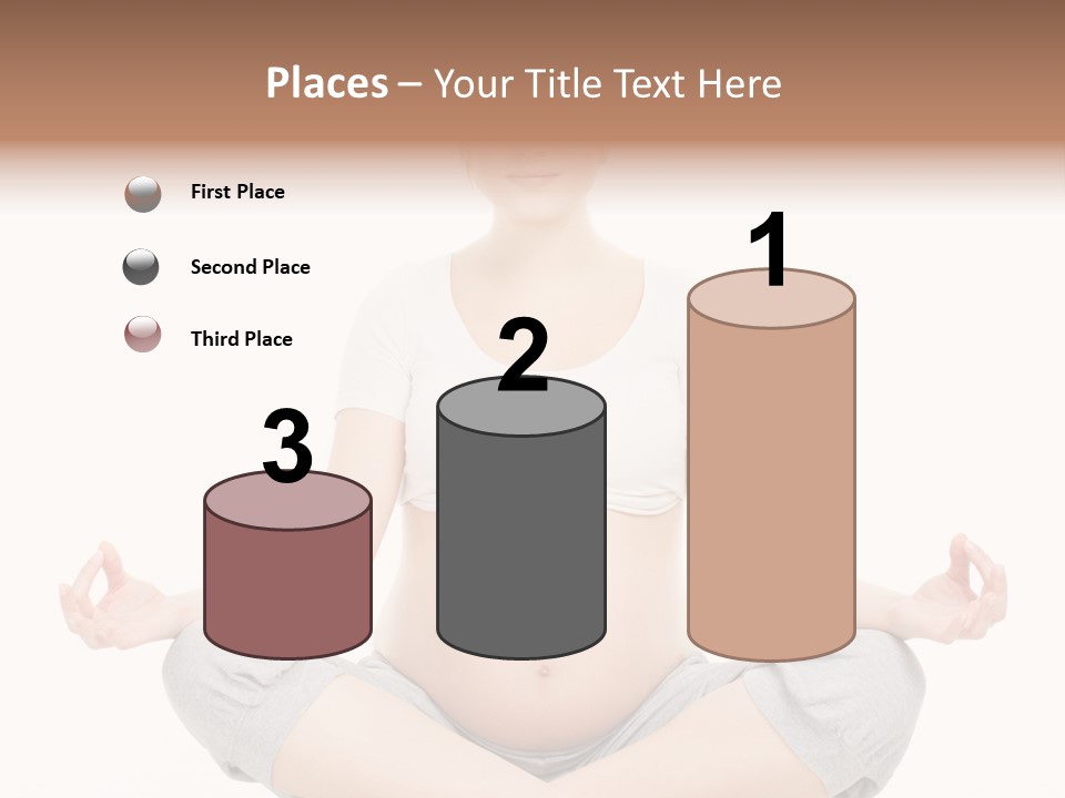 Crossed Legs Meditating Prepared PowerPoint Template