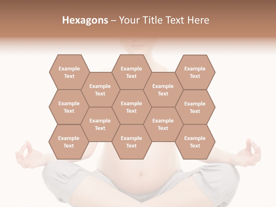 Crossed Legs Meditating Prepared PowerPoint Template