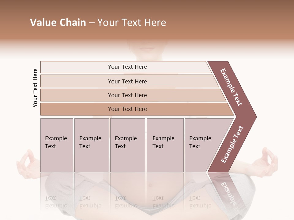 Crossed Legs Meditating Prepared PowerPoint Template