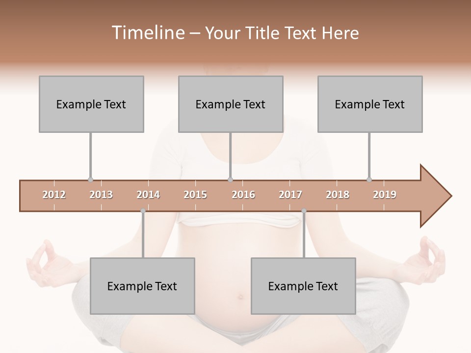 Crossed Legs Meditating Prepared PowerPoint Template