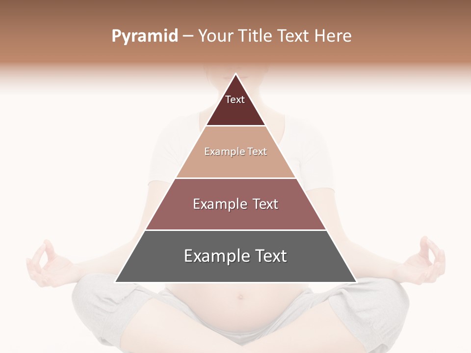 Crossed Legs Meditating Prepared PowerPoint Template
