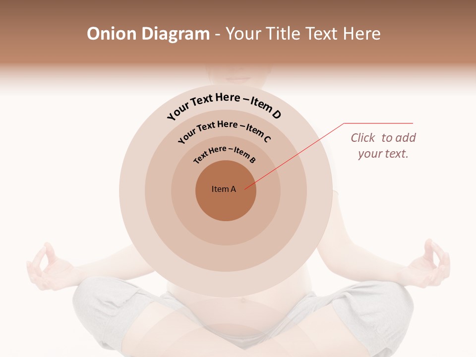 Crossed Legs Meditating Prepared PowerPoint Template