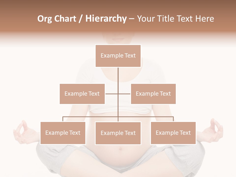 Crossed Legs Meditating Prepared PowerPoint Template