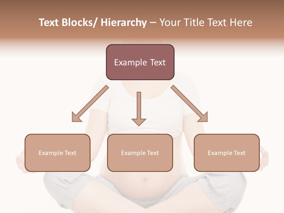 Crossed Legs Meditating Prepared PowerPoint Template
