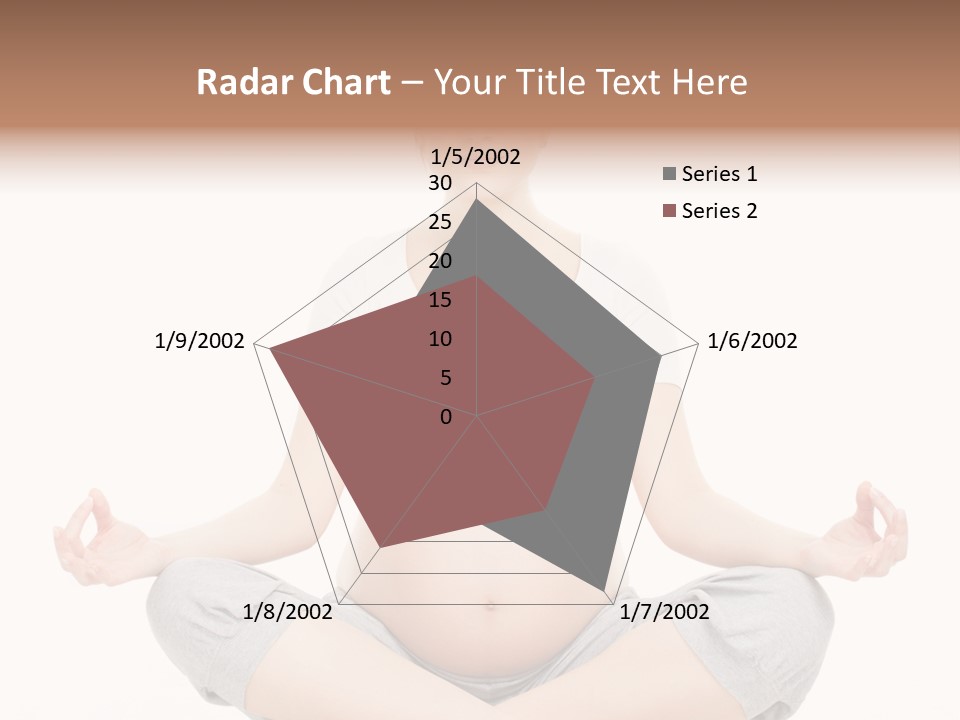 Crossed Legs Meditating Prepared PowerPoint Template