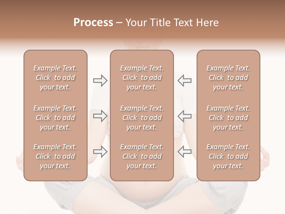 Crossed Legs Meditating Prepared PowerPoint Template