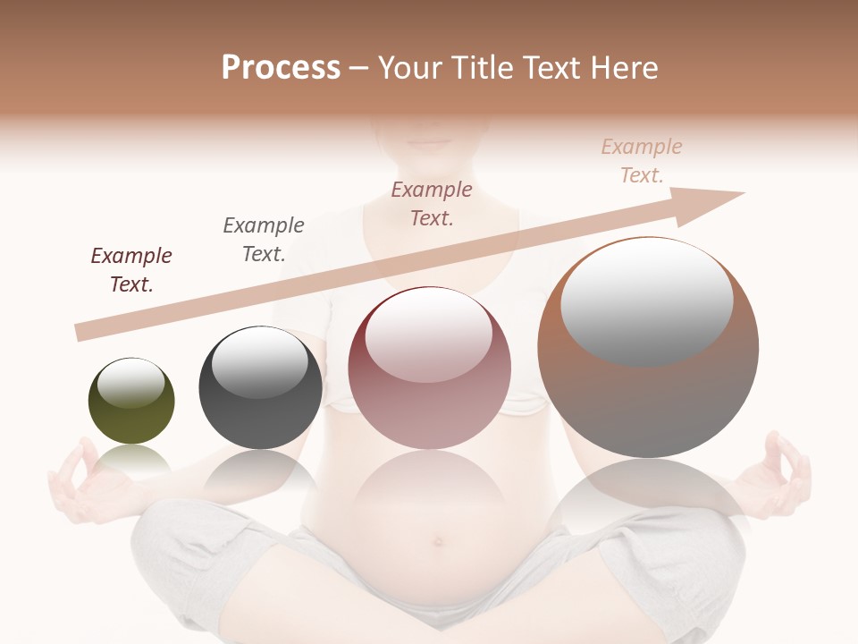 Crossed Legs Meditating Prepared PowerPoint Template