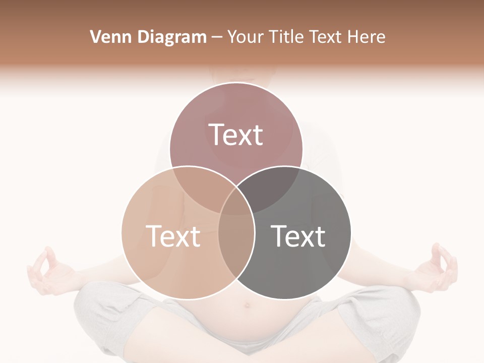 Crossed Legs Meditating Prepared PowerPoint Template