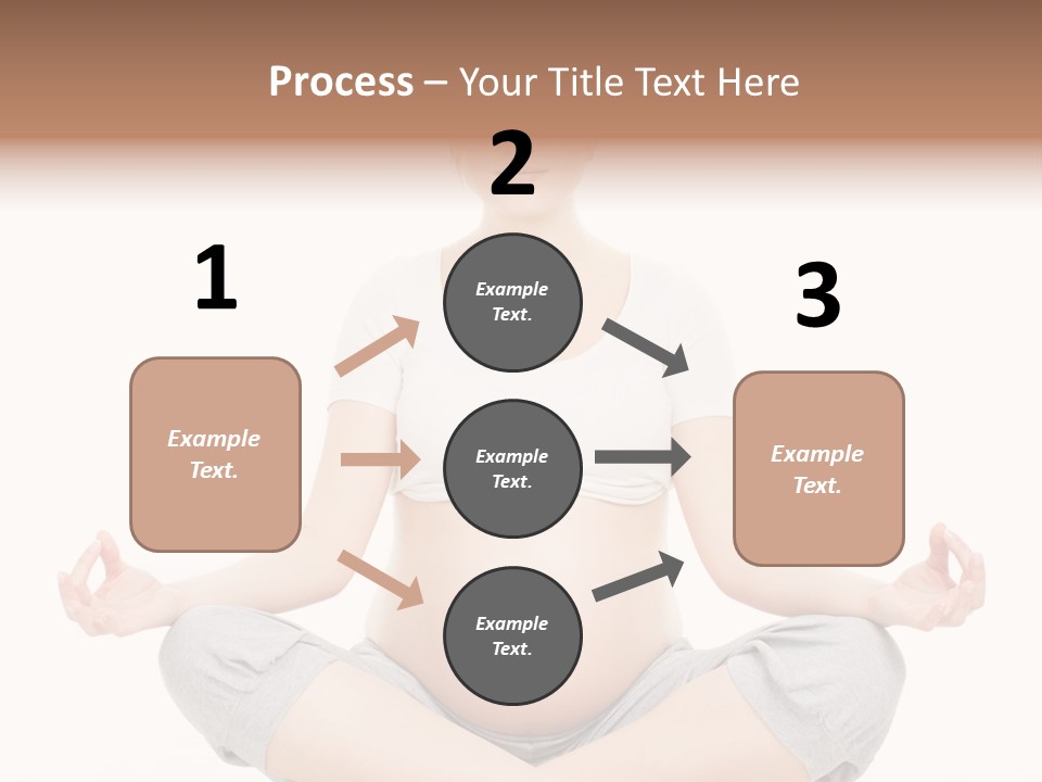 Crossed Legs Meditating Prepared PowerPoint Template
